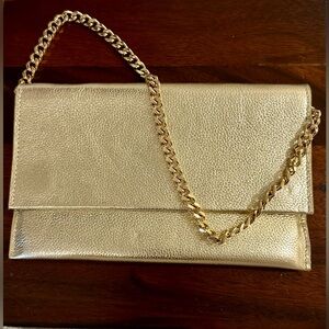 Rebecca Minkoff Gold Chain Clutch